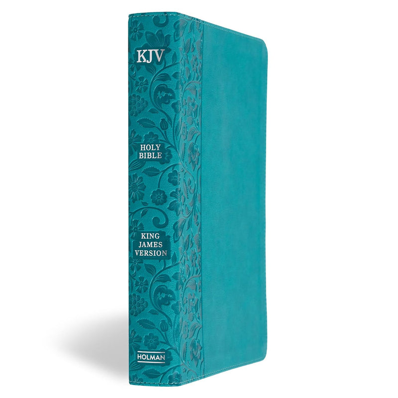 Giant Print Reference Bible, Teal LeatherTouch by Holman Bible Publishers