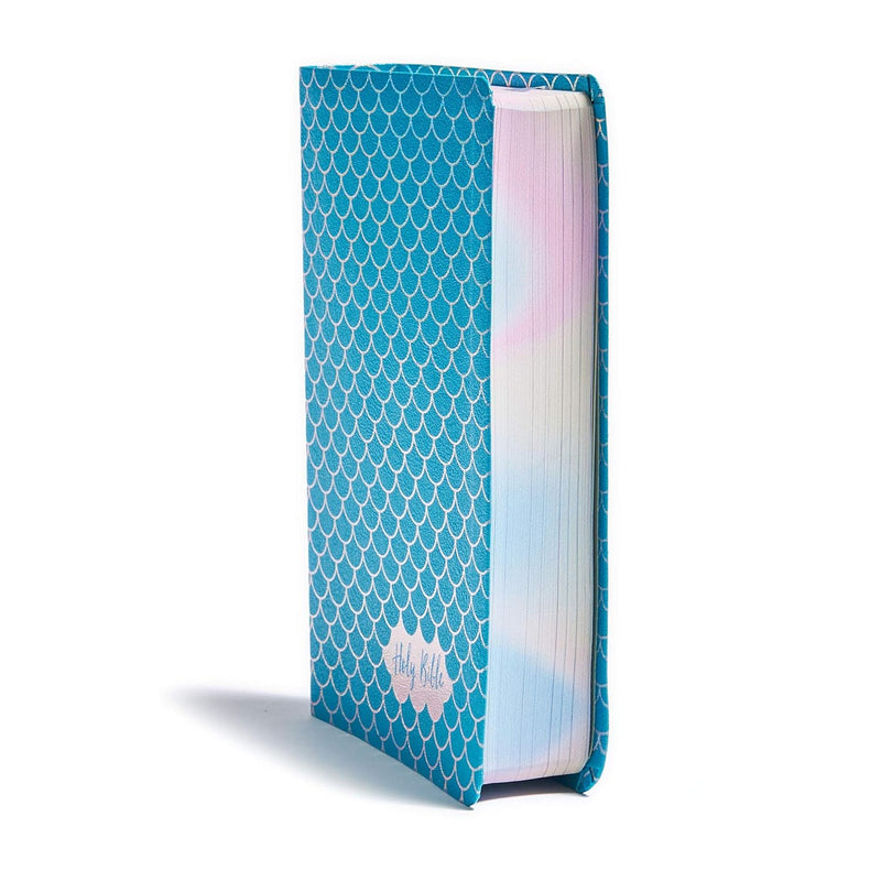 KJV Kids Bible, Aqua Leather Touch by Holman Bible Staff