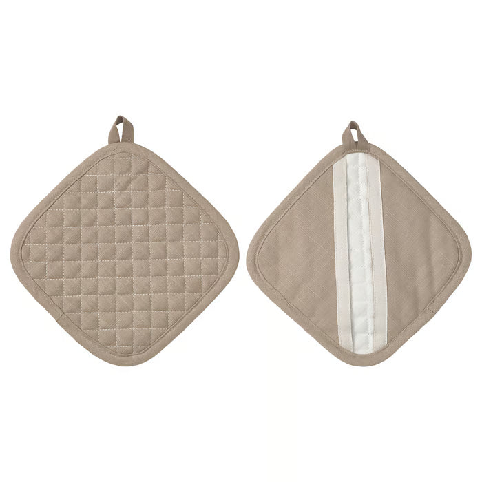 IKEA VÄLVÅRDAD Pot holder, beige, 19x19 cm (7x7 ")