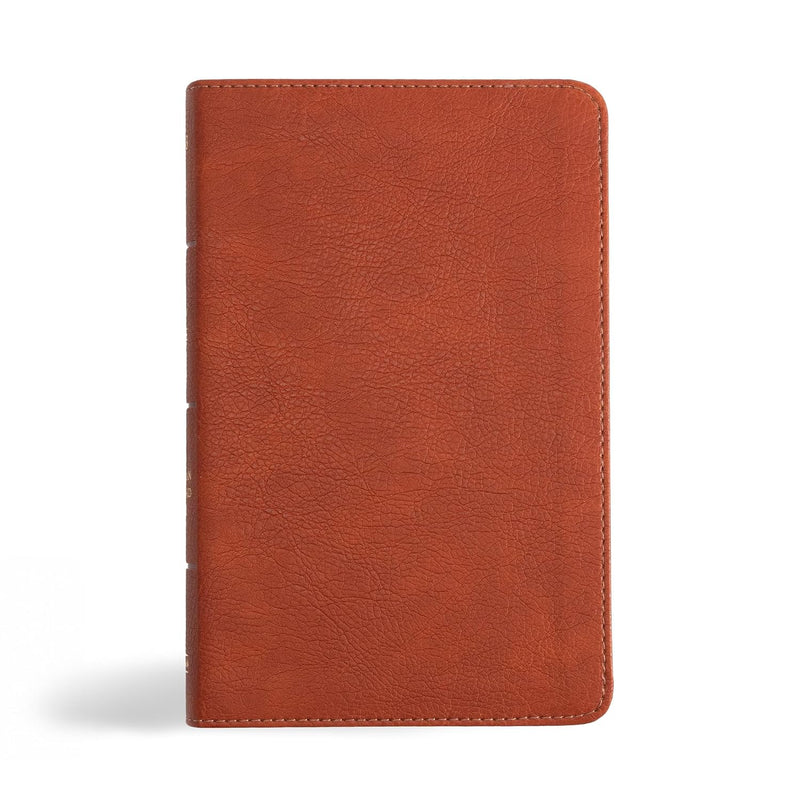 Personal Size Bible, Burnt Sienna LeatherTouch by Holman Bible Publishers