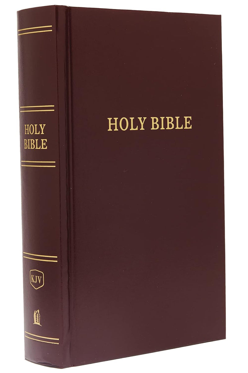 The Holy Bible: King James Version, Burgundy, Red Letter Edition, Pew Bible by Thomas Nelson Publishers