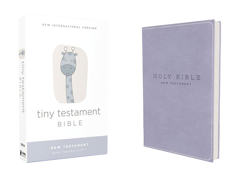 NIV Tiny Testament Bible, New Testament, Leathersoft, Blue, Comfort Print by Zondervan Publishing