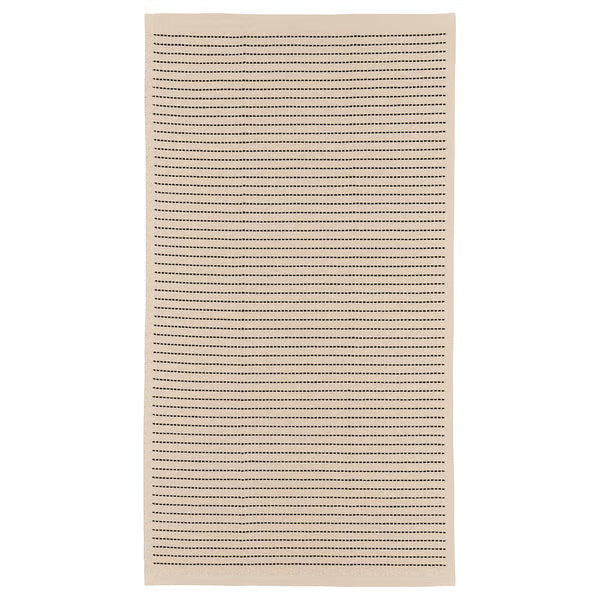 IKEA STARREKLINTE Rug, flatwoven, natural/black, 80x150 cm (2 ' 7 "x4 ' 11 ")