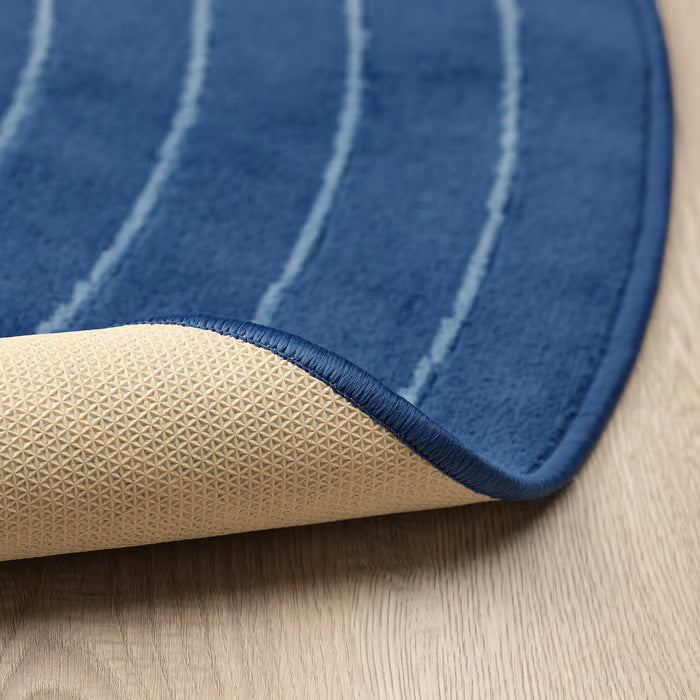 IKEA AFTONSPARV Rug, space rounded/blue, 133 cm (4 ' 4 ")