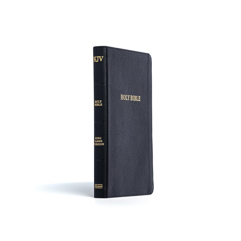 Holy Bible: King James Version – Black Leathertouch, Thinline by Holman Bible Publishers