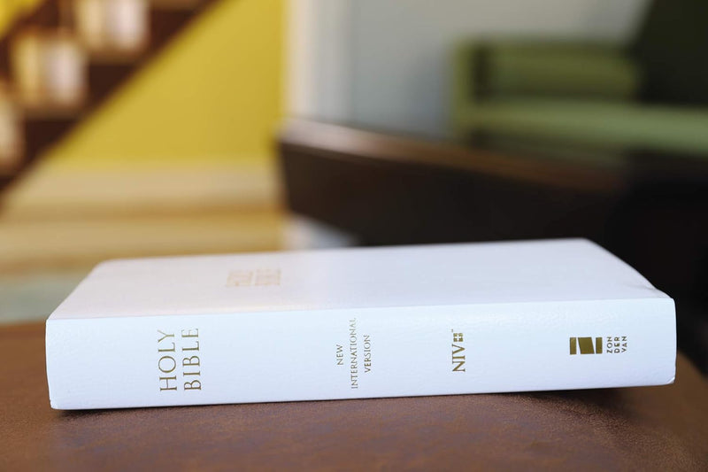 NIV Gift Award Bible LL White by Zondervan