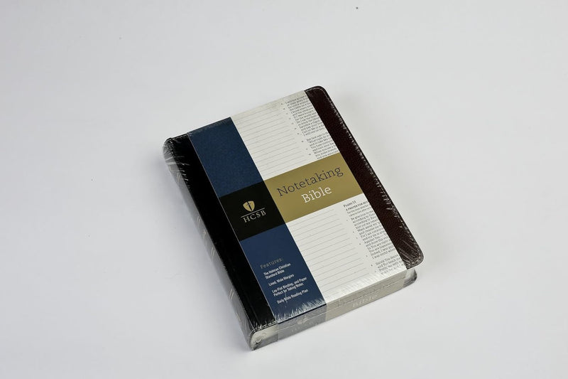 Holy Bible: Holman Christian Standard Notetaking, Black/Brown Bonded Leather by Holman Bible Publishers