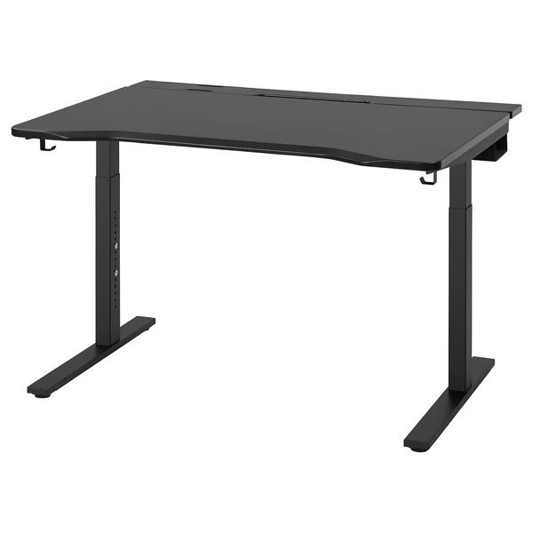 IKEA UTMANING Gaming desk, black, 120x80 cm (47 1/4x31 1/2 ")