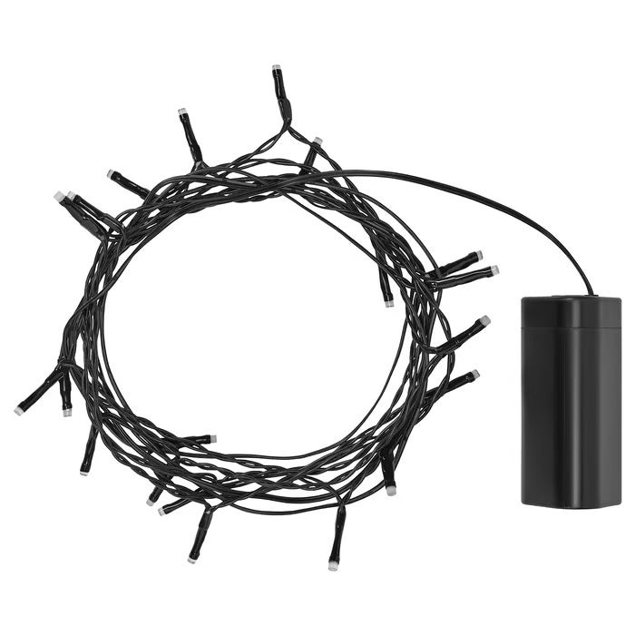 IKEA GETKÅL LED lighting chain, battery-operated outdoor, 4.5 m (177 1/8 ")