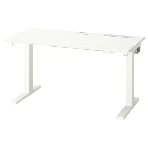 IKEA MITTZON Desk sit/stand, electric white, 120x60 cm (47 1/4x23 5/8 ")