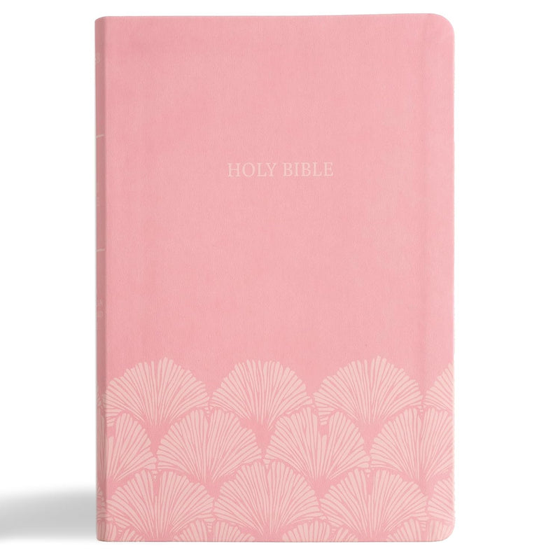 NASB Large Print Thinline Bible, Value Edition, Soft Pink Leathertouch by Holman Bible Publishers