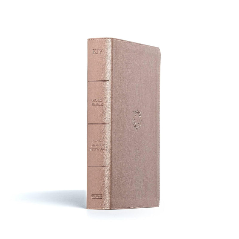 KJV Essential Teen Study Bible – Rose Gold, Leathertouch by Holman Bible Publishers