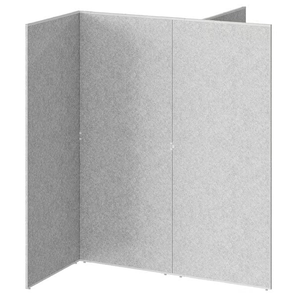 IKEA SIDORNA Room divider, grey, 162x160x195 cm (63 3/4x63x76 3/4 ")