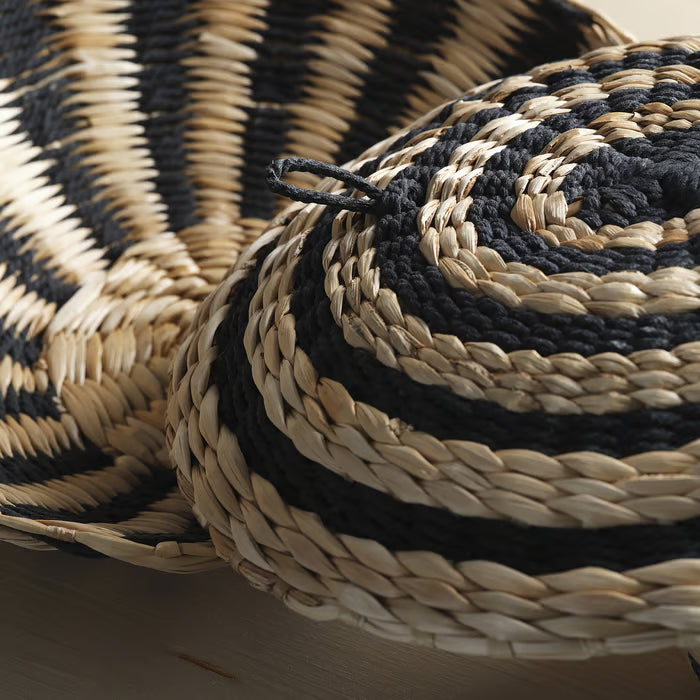 IKEA MAVINN Wall decoration, set of 2, banana fibre handmade