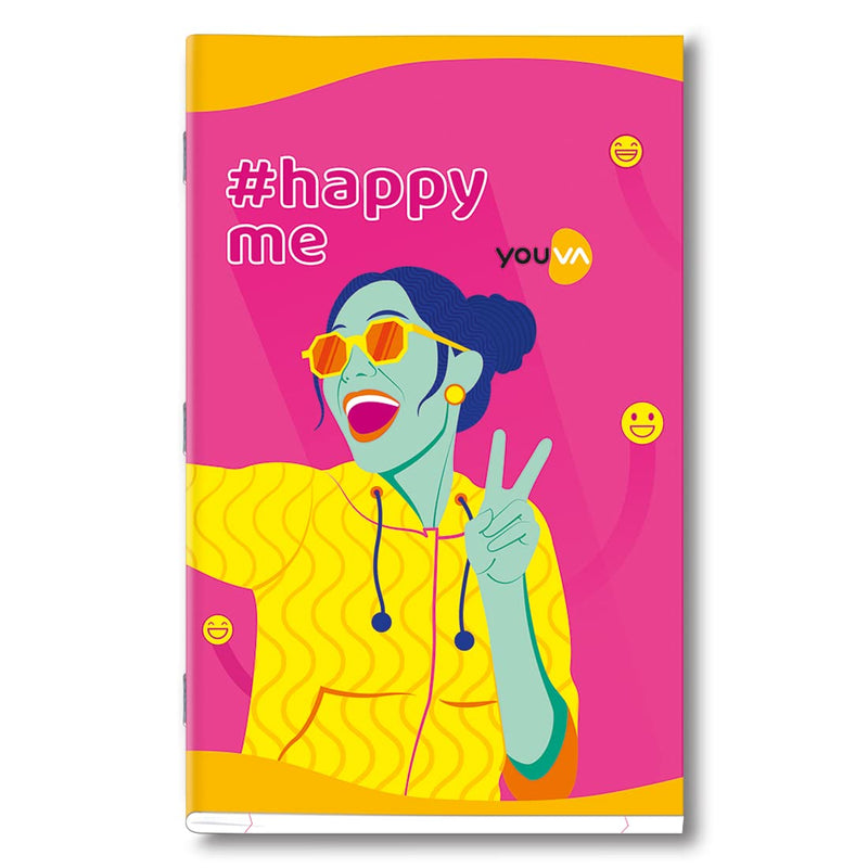 Navneet Youva Trendy Life Long Book - Soft Bound (17 cm x 27 cm, Single Line, 172 Pages, Pack of 6)