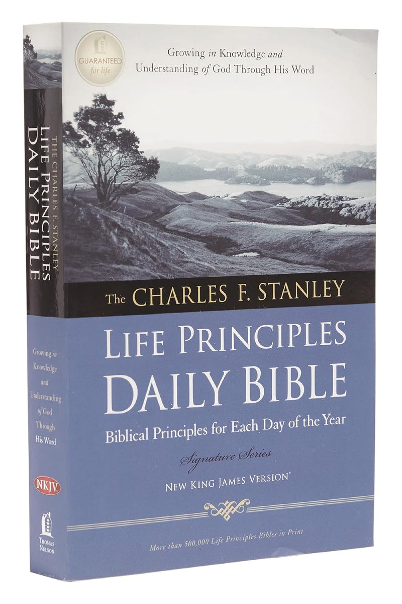 Charles F. Stanley Life Principles Daily Bible – NKJV by Charles F. Stanley