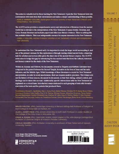 Title: Targums and Rabbinic Literature: Ancient Literature for New Testament Studies, Volume 7 by Bruce Chilton