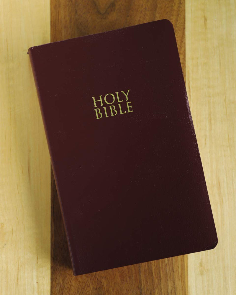 NIV Gift and Award Bible – Leather-Look, Burgundy, Red Letter by Zondervan