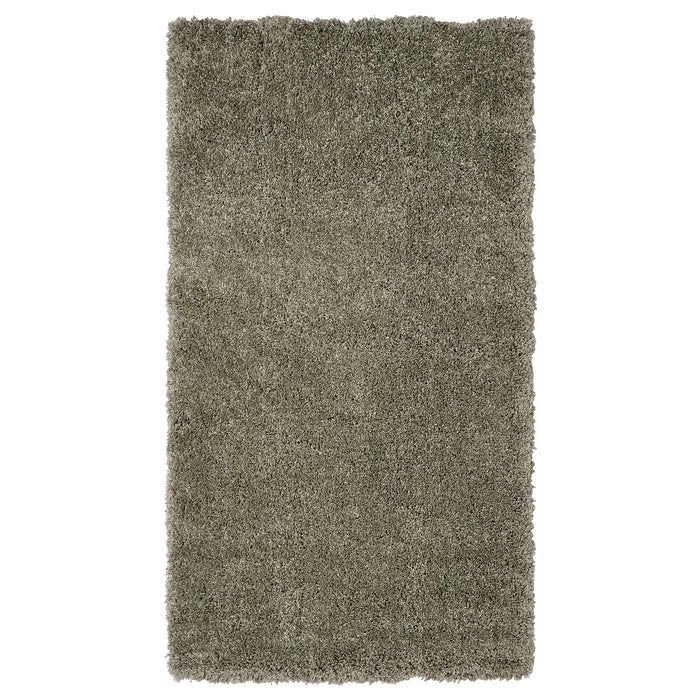 IKEA VOLLERSLEV Rug, high pile, grey-green, 80x150 cm (2 ' 7 "x4 ' 11 ")