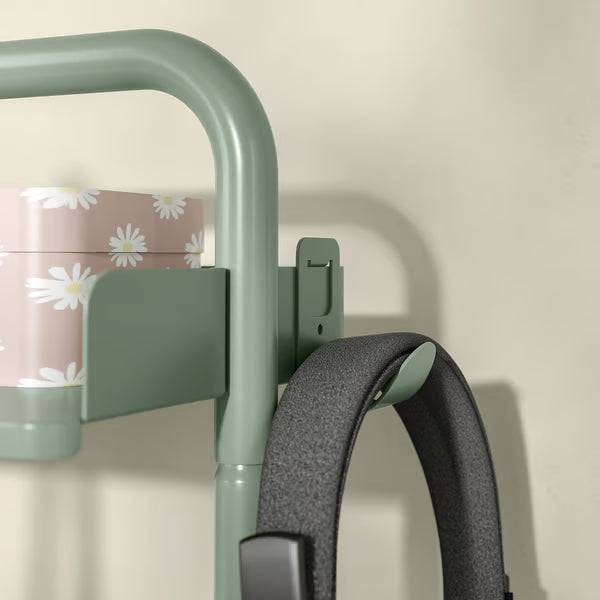 IKEA RELATERA Desk combination sit/stand, white/light grey-green, 117x60 cm (46 1/8x23 5/8 ")