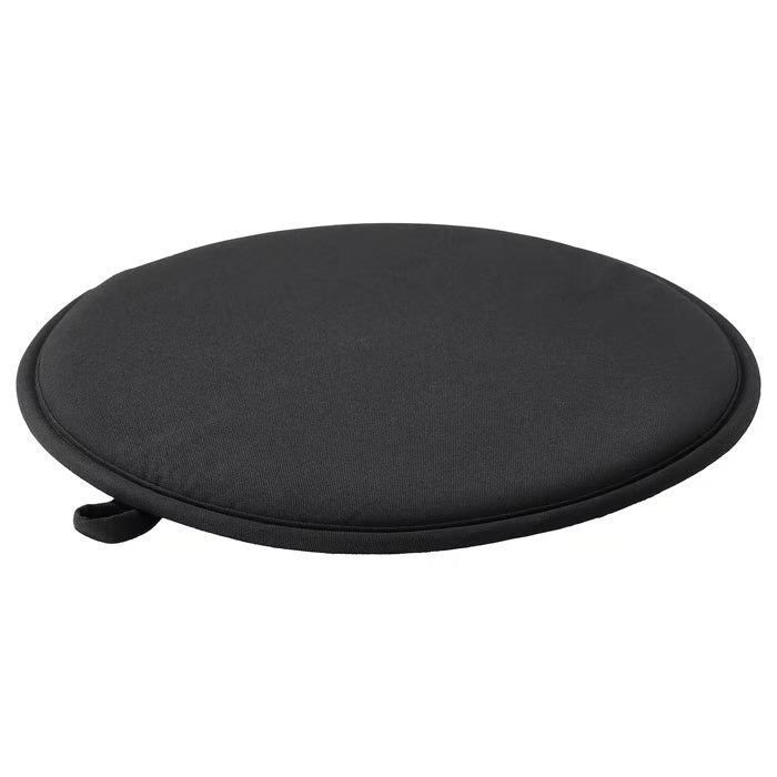 IKEA ANGSFRÄKEN Chair pad, black, 36 cm (14 ")