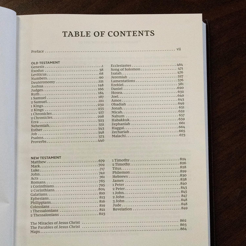 NKJV, Pew Bible, Hardcover, Black, Red Letter, Comfort Print by Thomas Nelson Publishers