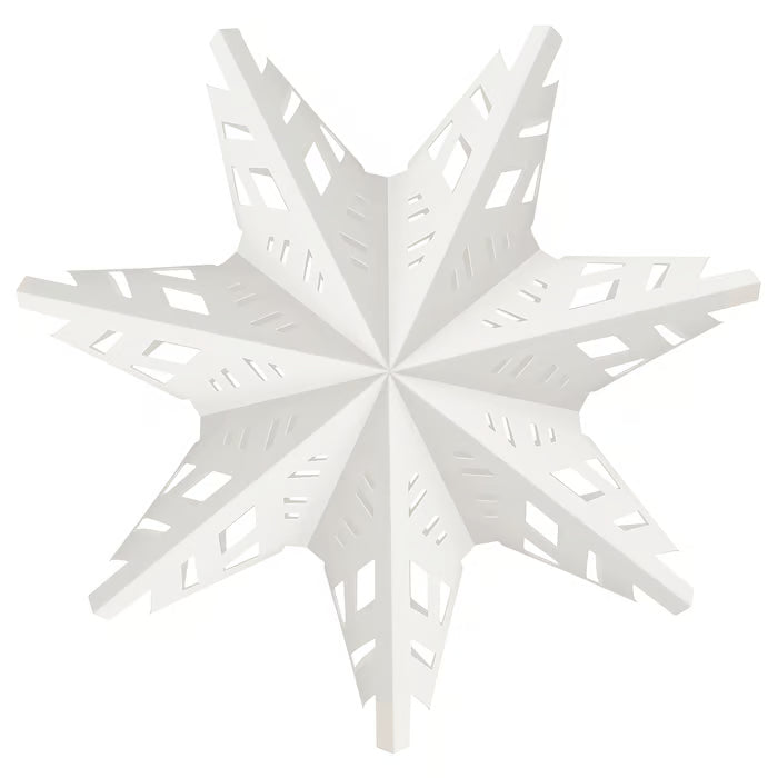 IKEA STRALA Lamp shade, snowflake, 48 cm (19 ")