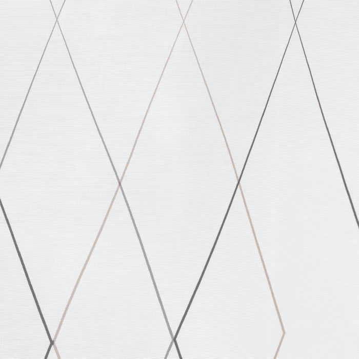 IKEA BASTSJÖN Shower curtain, white/grey/beige, 180x200 cm (71x79 ")