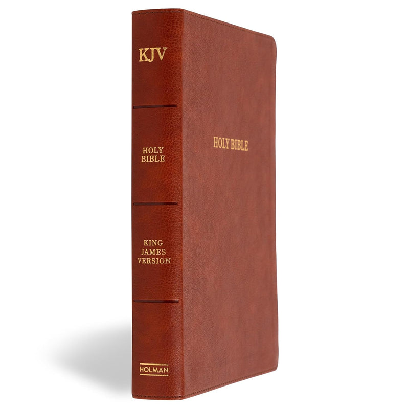 Giant Print Reference Bible, Burnt Sienna LeatherTouch by Holman Bible Publishers