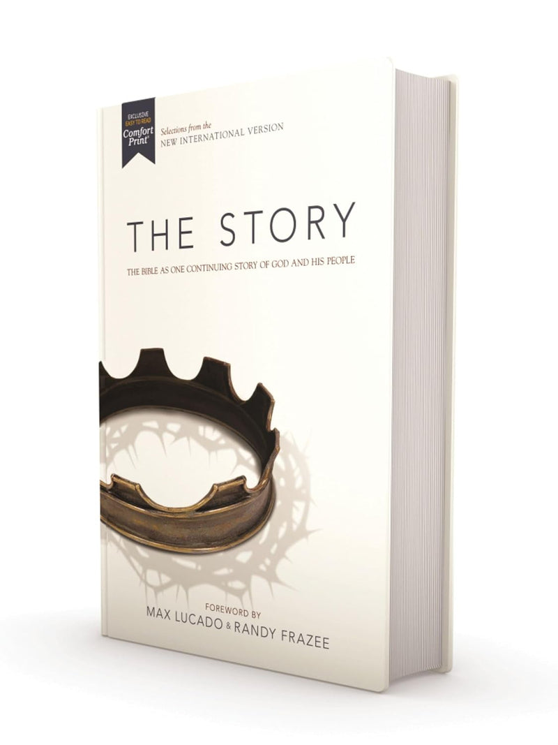 NIV, The Story, Comfort Print: The Bible as One Continuing Story of God and His People by Max Lucado and Randy Frazee (Foreword)