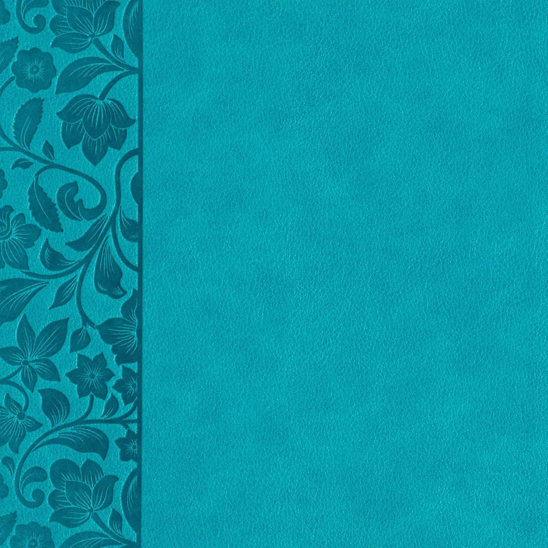 Giant Print Reference Bible, Teal LeatherTouch by Holman Bible Publishers