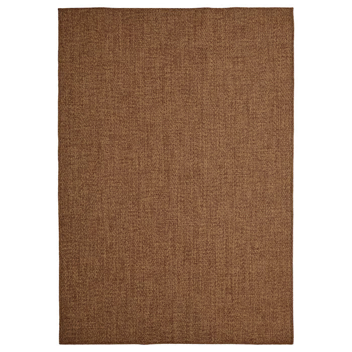 IKEA LYDERSHOLM Rug flatwoven, in/outdoor, medium brown, 160x230 cm (5 ' 3 "x7 ' 7 ")