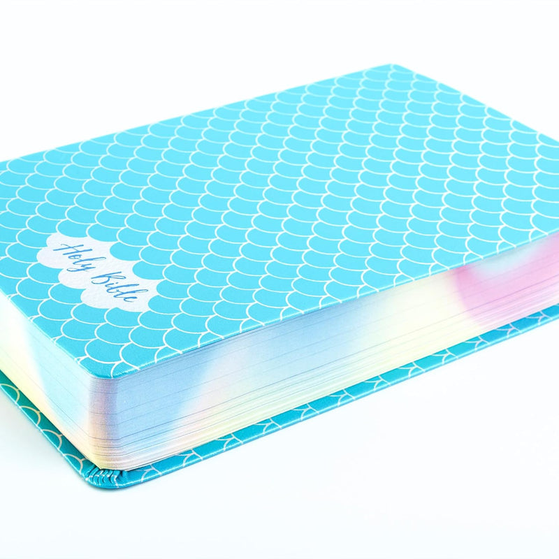 KJV Kids Bible, Aqua Leather Touch by Holman Bible Staff