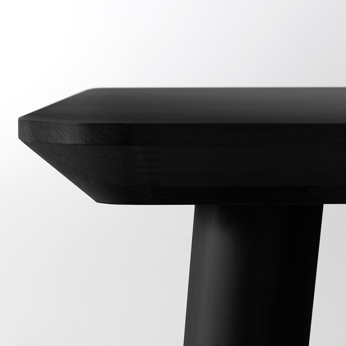 IKEA LISABO Table, black/ash veneer, 200x78 cm (78 3/4x30 3/4 ")