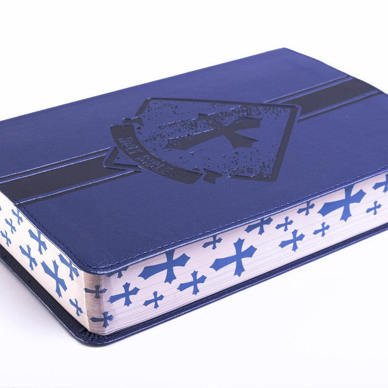 KJV Kids Bible, Royal Blue LeatherTouch by Holman Bible Staff