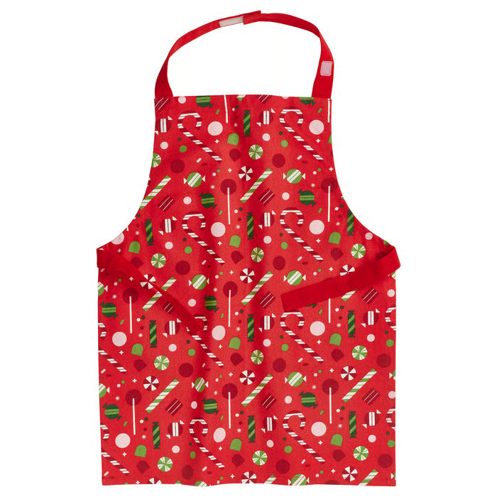 IKEA VINTERFINT Children's apron, candy red, 4-7
