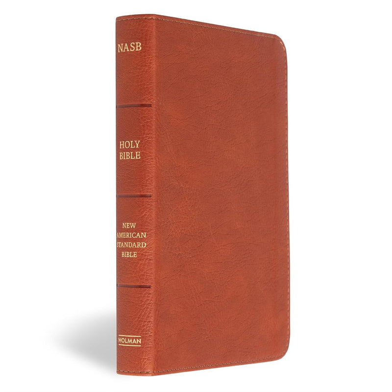 Personal Size Bible, Burnt Sienna LeatherTouch by Holman Bible Publishers