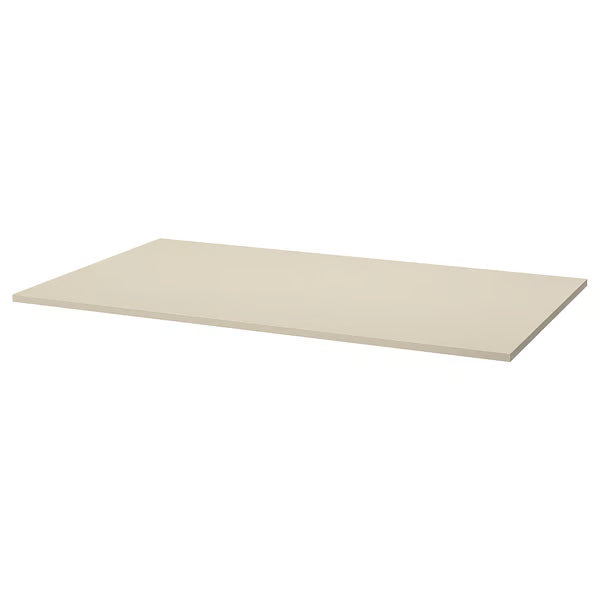 IKEA TROTTEN Table top, beige, 140x80 cm (55 1/8x31 1/2 ")