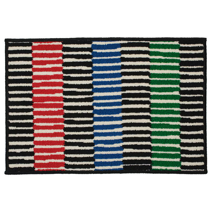 IKEA VÄNDPLATS Door mat, multicolour/stripe, 40x60 cm (1 ' 4 "x2 ' 0 ")