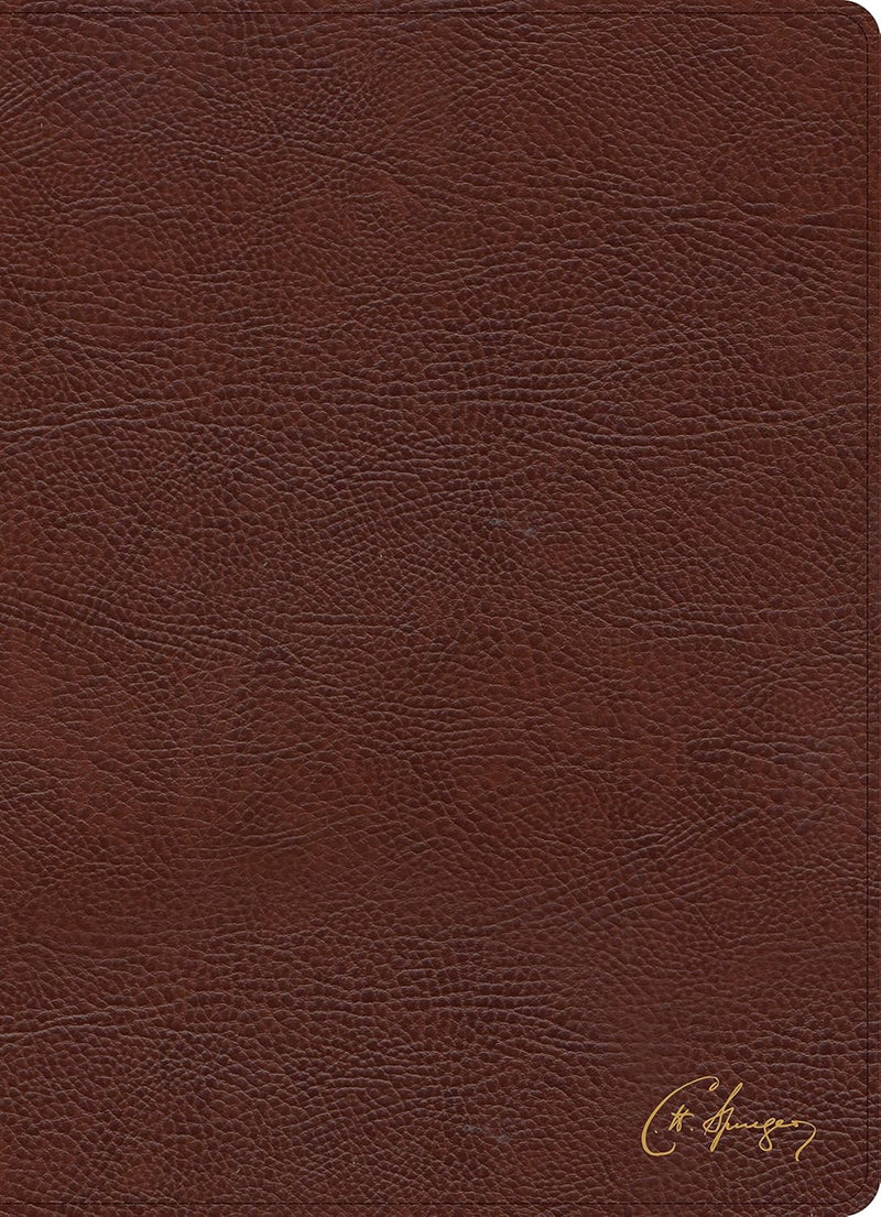 KJV Spurgeon Study Bible, Brown Bonded Leather by Alistair Begg