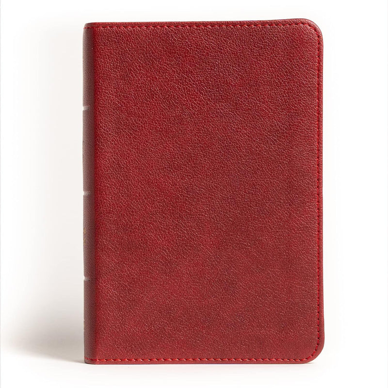 NASB Large Print Compact Reference Bible, Burgundy Leathersoft by Holman Bible Publishers