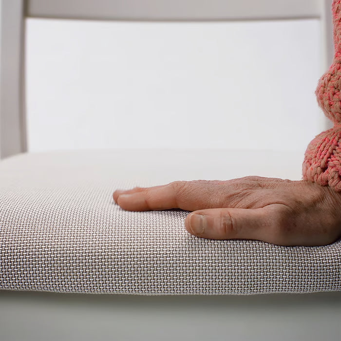 IKEA TONSTAD / TONSTAD Table and 6 chairs, off-white/off-white Fridtuna light beige, 200x85 cm (78 3/4x33 1/2 ")