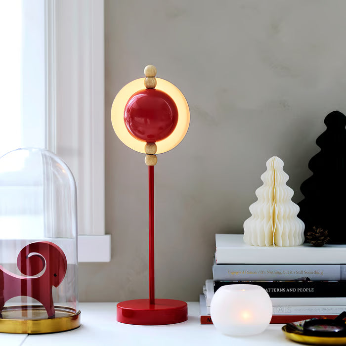 IKEA STRALA LED decorative table lamp, metal battery-operated/red
