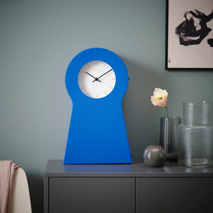 IKEA PS 1995 Clock, blue, 48 cm (19 ")
