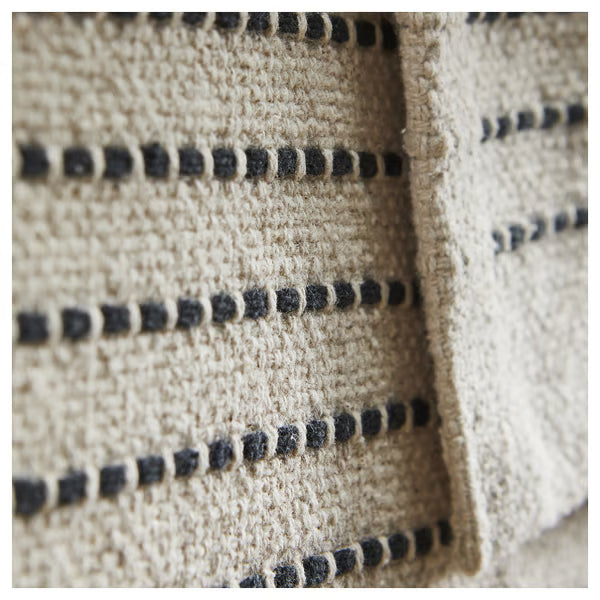 IKEA STARREKLINTE Rug, flatwoven, natural/black, 80x150 cm (2 ' 7 "x4 ' 11 ")