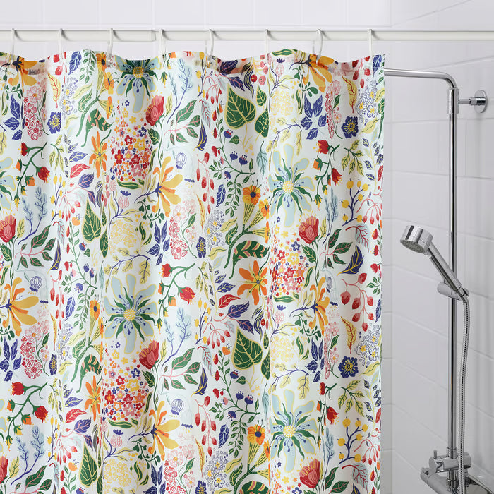 IKEA STRANDLUMMER Shower curtain, multicolour, 180x200 cm (71x79 ")