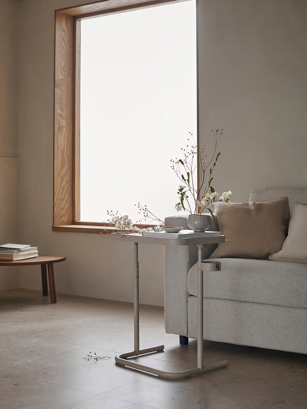 IKEA BJORKASEN Laptop stand, beige