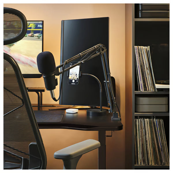 IKEA UTMANING Gaming desk, black, 120x80 cm (47 1/4x31 1/2 ")