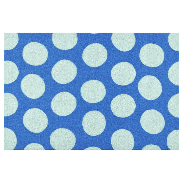 IKEA KÖRFÄLTSPIL Door mat, blue green/circle pattern, 40x60 cm (1 ' 4 "x2 ' 0 ")