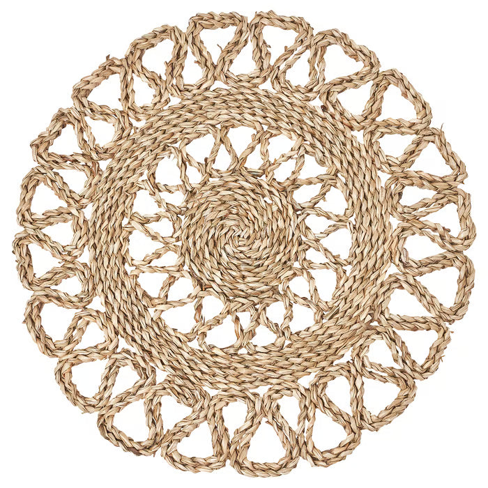 IKEA GALLSOPP Place mat, natural/sedge handmade, 37 cm (14 ½ ")